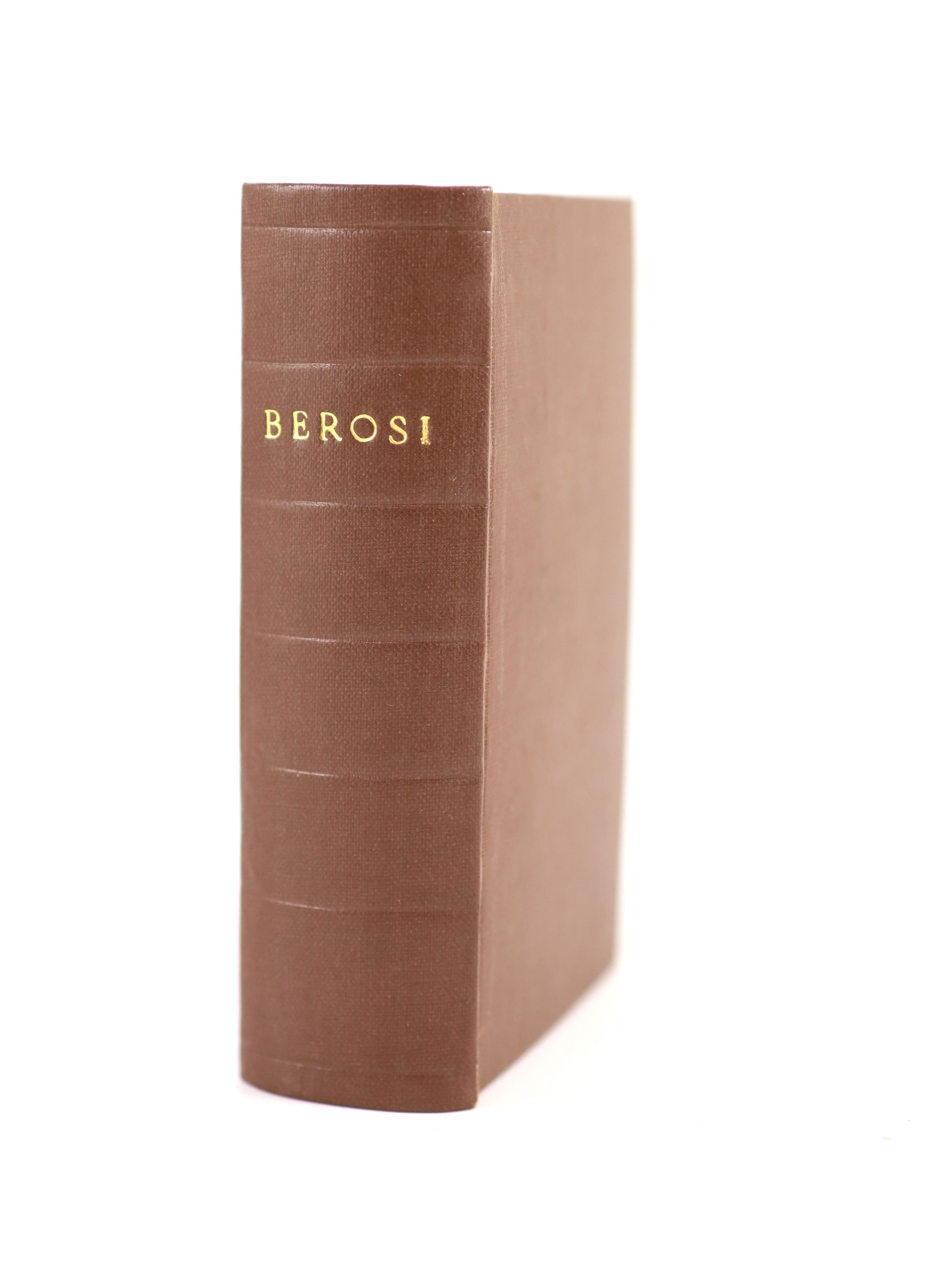 Berosus ('Chaldaei Sacerdotis') ... De Antiquitate Italiae, ac totius orbis ... (vol 1 only, of 2)